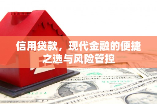 临夏信用贷款，现代金融的便捷之选与风险管控