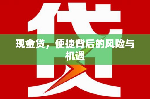 临夏现金贷，便捷背后的风险与机遇