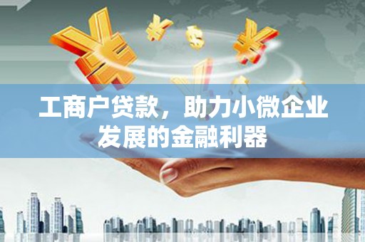临夏工商户贷款，助力小微企业发展的金融利器