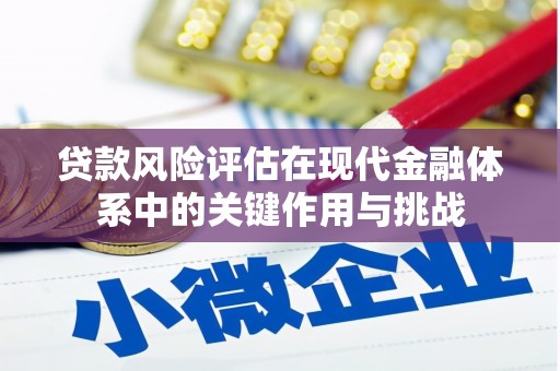 临夏贷款风险评估在现代金融体系中的关键作用与挑战