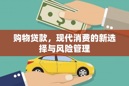 临夏购物贷款，现代消费的新选择与风险管理