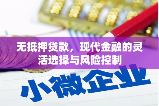 临夏无抵押贷款，现代金融的灵活选择与风险控制