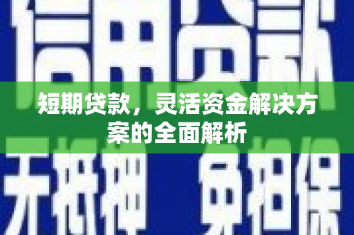 临夏短期贷款，灵活资金解决方案的全面解析