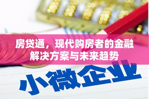 临夏房贷通，现代购房者的金融解决方案与未来趋势