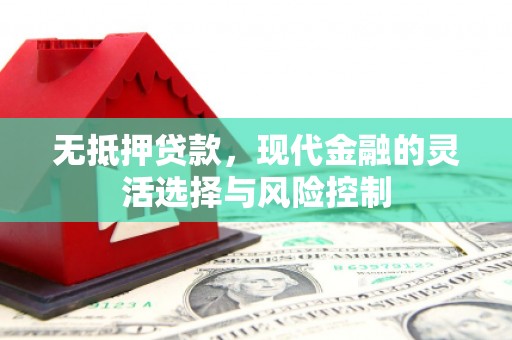 临夏无抵押贷款，现代金融的灵活选择与风险控制