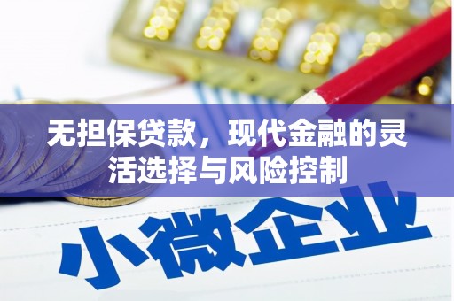 临夏无担保贷款，现代金融的灵活选择与风险控制
