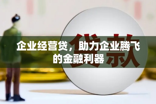 临夏企业经营贷，助力企业腾飞的金融利器
