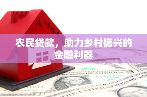 临夏农民贷款，助力乡村振兴的金融利器