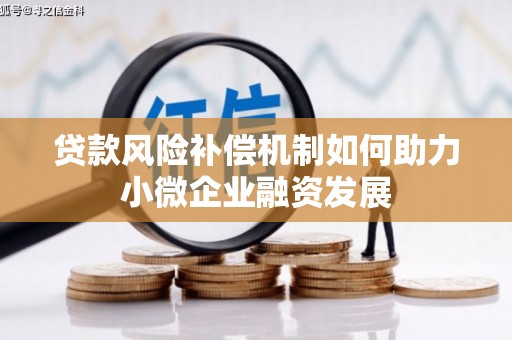 临夏贷款风险补偿机制如何助力小微企业融资发展