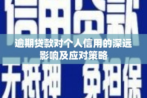 临夏逾期贷款对个人信用的深远影响及应对策略