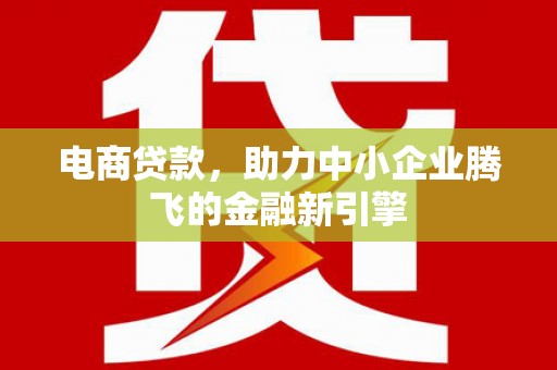 临夏电商贷款，助力中小企业腾飞的金融新引擎