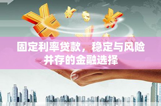 临夏固定利率贷款，稳定与风险并存的金融选择