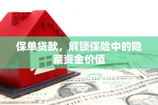 临夏保单贷款，解锁保险中的隐藏资金价值