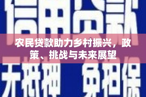 临夏农民贷款助力乡村振兴，政策、挑战与未来展望