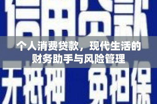 临夏个人消费贷款，现代生活的财务助手与风险管理