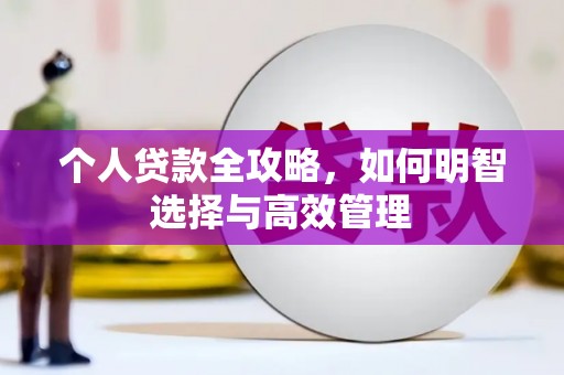 临夏个人贷款全攻略，如何明智选择与高效管理