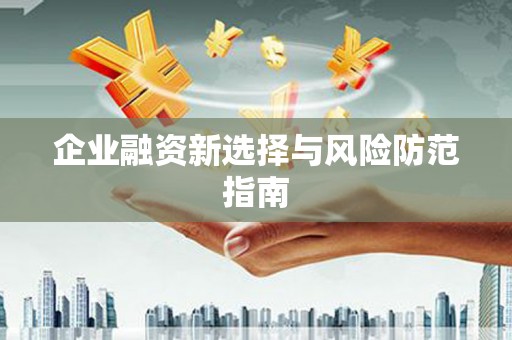 临夏企业融资新选择与风险防范指南