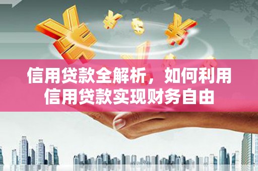 临夏信用贷款全解析，如何利用信用贷款实现财务自由