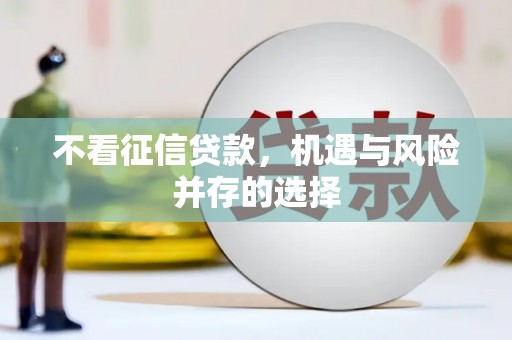 临夏不看征信贷款，机遇与风险并存的选择